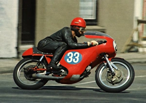Images Dated 22nd March 2018: Angelo Bergamonti (Aermacchi) 1969 Junior TT