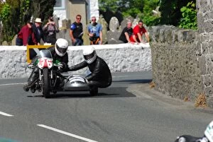 Images Dated 30th May 2016: Anja Brs & Diana Bouman (Triumph) 2016 Pre TT Classic