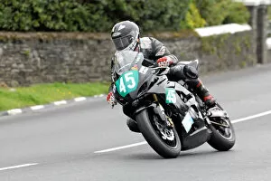 Images Dated 29th September 2021: Anthony Porter (Suzuki) 2011 Supertwin Manx Grand Prix