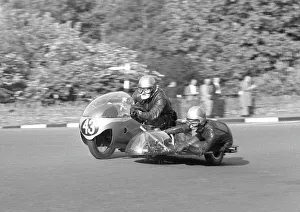 Triumph Collection: Arnold Digby & J B Jackson (Triumph) 1965 Sidecar TT