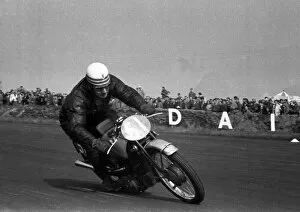 Images Dated 24th November 2016: Arnold Jones (250 DKW) 1954 Silverstone Saturday