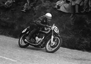Images Dated 23rd February 2019: Arnold Jones (Matchless) 1956 Senior TT