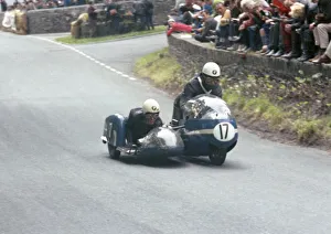 Images Dated 19th May 2020: Arsenius Butscher & Wolfgang Kalauch (BMW) 1965 Sidecar TT