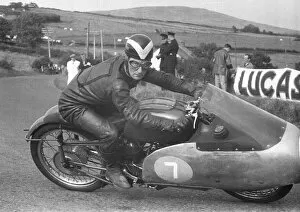 Arthur Wheeler Gallery: Arthur Wheeler (Guzzi) 1956 Lightweight Ulster Grand Prix