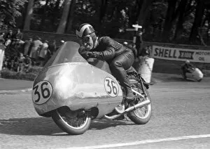 Images Dated 19th November 2015: Arthur Wheeler (Guzzi) 1957 Lightweight TT