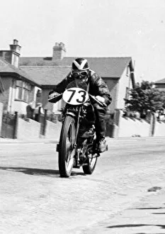 Images Dated 6th July 2019: Arthur Wheeler (Velocette) 1950 Junior TT