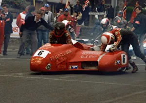 1989 Sidecar Tt Collection: Artie Oates & Edda Oates (Yamaha) 1989 Sidecar TT