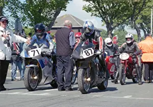 Gilera Prints: Augusto Farnetti (Gilera) and Giovanni Martanini (Gilera) 2002 TT Parade Lap