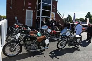 Images Dated 26th August 2016: The AWO machines 2016 Classic TT Lap of Honour