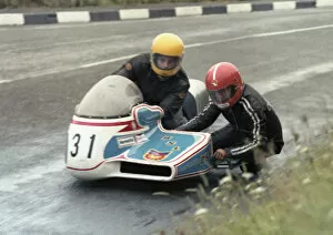 Images Dated 18th September 2020: Barrie Moran & Joe Henderson (Konig) 1978 Sidecar TT