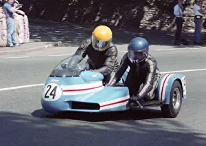 Peter Cropper Prints: Barrie Moran & Peter Cropper (MB Konig) 1982 Sidecar TT