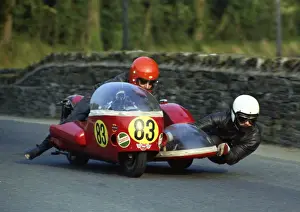 Barry Blakemore & R F Worrall (BSA) 1971 750 Sidecar TT