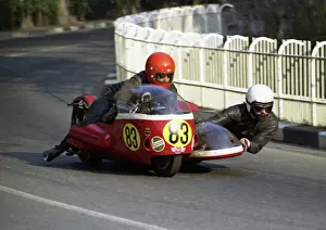 Barry Blakemore & R F Worrall (BSA) 1971 750 Sidecar TT