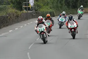 Barry Davidson (Honda) and Phil Harvey (Honda) 2009 Post TT