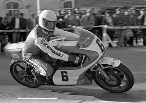 Barry Ditchburn at Parliament Square, 1975 Classic TT