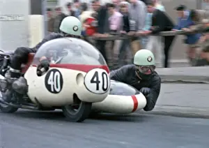 Barry Dungworth & Nigel Caddow (BMW) 1966 Sidecar TT