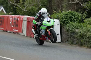 Images Dated 15th July 2022: Barry Furber (Kawasaki) 2022 Supersport TT