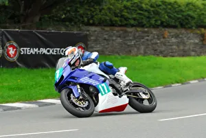 Barry Furber Gallery: Barry Furber (Suzuki) Super Twin Manx Grand Prix