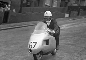 Images Dated 30th September 2020: Barry Hodgkinson (Norton) 1956 Junior TT