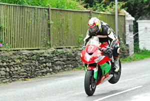 Images Dated 1st September 2015: Barry Lee Evans (Kawasaki) 2015 Newcomers Manx Grand Prix
