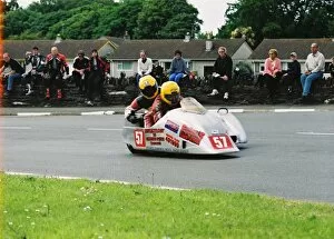 Images Dated 12th July 2017: Barry Sloper & Mark Fitzgerald (Ireson Yamaha) 2004 Sidecar TT