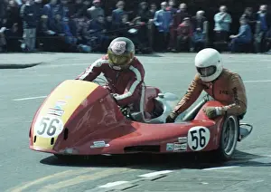 Barry Sloper & Norman Fear (Kawasaki) 1981 Sidecar TT