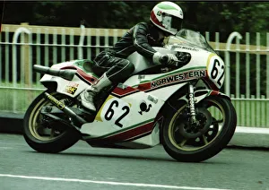 Images Dated 9th March 2019: Barry Woodland (Suzuki) 1980 Classic TT