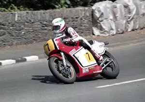 Images Dated 11th December 2019: Barry Woodland (Suzuki) 1985 Senior TT