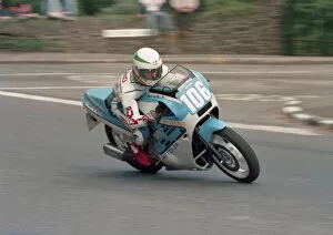 Images Dated 6th March 2020: Barry Woodland (Suzuki) 1986 Production D TT