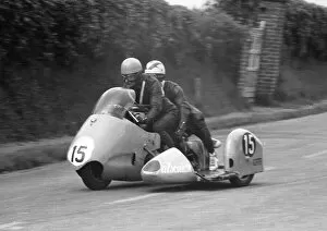 Images Dated 1st March 2021: Bill Beevers & John Chisnall (BMW) 1960 Sidecar TT