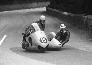 Images Dated 1st March 2021: Bill Beevers & john Chisnall (BMW) 1960 Sidecar TT