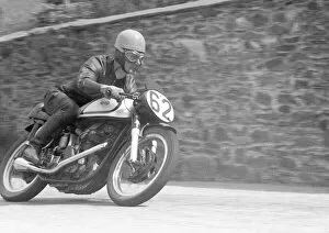 Images Dated 23rd January 2022: Bill Beevers (Norton) 1957 Junior TT