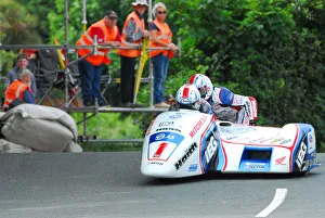 Images Dated 8th June 2018: Ben Birchall & Tom Birchall (Honda) 2018 Sidecar TT