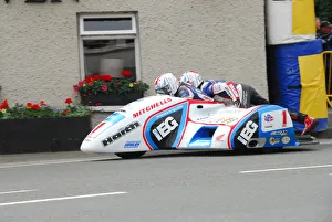 Images Dated 8th June 2018: Ben Birchall & Tom Birchall (Honda) 2018 Sidecar TT