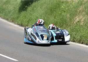 Images Dated 26th July 2022: Ben Birchall & Tom Birchall (Honda LCR) 2022 Sidecar TT