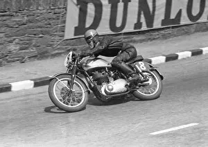 Images Dated 28th March 2021: Ben Denton (BSA) 1954 Senior Clubman TT
