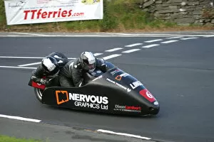 Images Dated 4th June 2005: Ben Dixon & Mark Lambert (Honda) 2005 Sidecar TT
