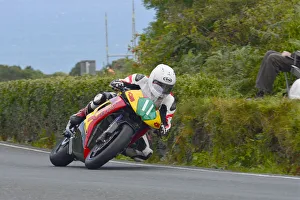 Images Dated 19th October 2020: Ben Rea (Kawasaki) 2014 Supertwin Manx Grand Prix
