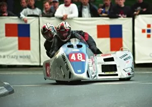 Baker Honda Collection: Bernard Baumier & Francois Lebland (Baker Honda) 2000 Sidecar TT
