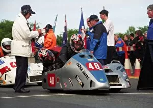 Francois Leblond Gallery: Bernard Baumier & Francois Leblond (Baker Honda) 2000 Sidecar TT