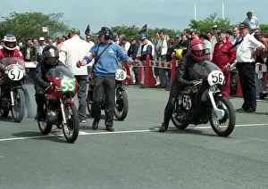 Bernard Beardworth (Parilla, 55) and John Rimmer (Ariel) 1993 Classic Lap