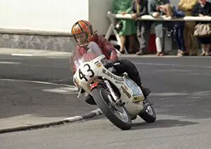 Images Dated 12th June 2022: Bernard Murray (Dugdale Maxton Yamaha) 1974 Junior Manx Grand Prix