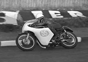 Images Dated 18th February 2021: Bernie Lund (AJS) 1966 Junior TT