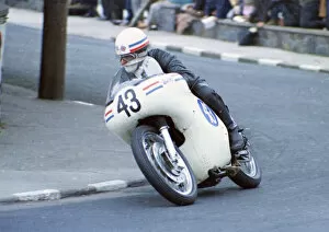 Images Dated 3rd July 2018: Bernie Lund (AJS) 1968 Junior TT