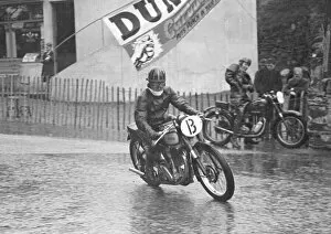 Images Dated 26th November 2020: Bert Nowell (Norton) 1950 Junior Clubman TT