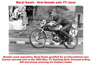 Images Dated 5th October 2019: Beryl Swain - first female solo TT racer