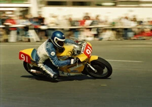 Images Dated 5th November 2018: Billy Craine (Yamaha) 1987 Newcomers Manx Grand Prix