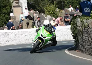 Images Dated 21st August 2022: Billy Cummins (Kawasaki) 2022 Southern 100