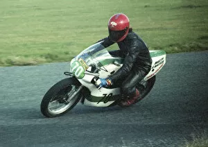 Images Dated 7th September 2020: Billy Cummins (Yamaha) 1982 Jurby Airfield