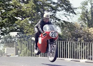 Images Dated 9th March 2021: Billy McCosh (AJS) 1965 Junior TT